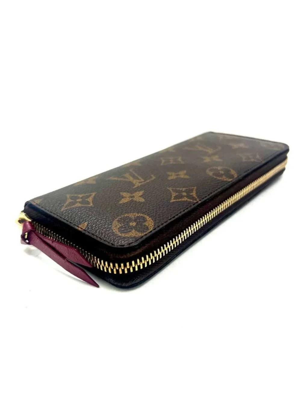 Louis Vuitton Monogram Portefeuille Clemence Round Zip Wallet